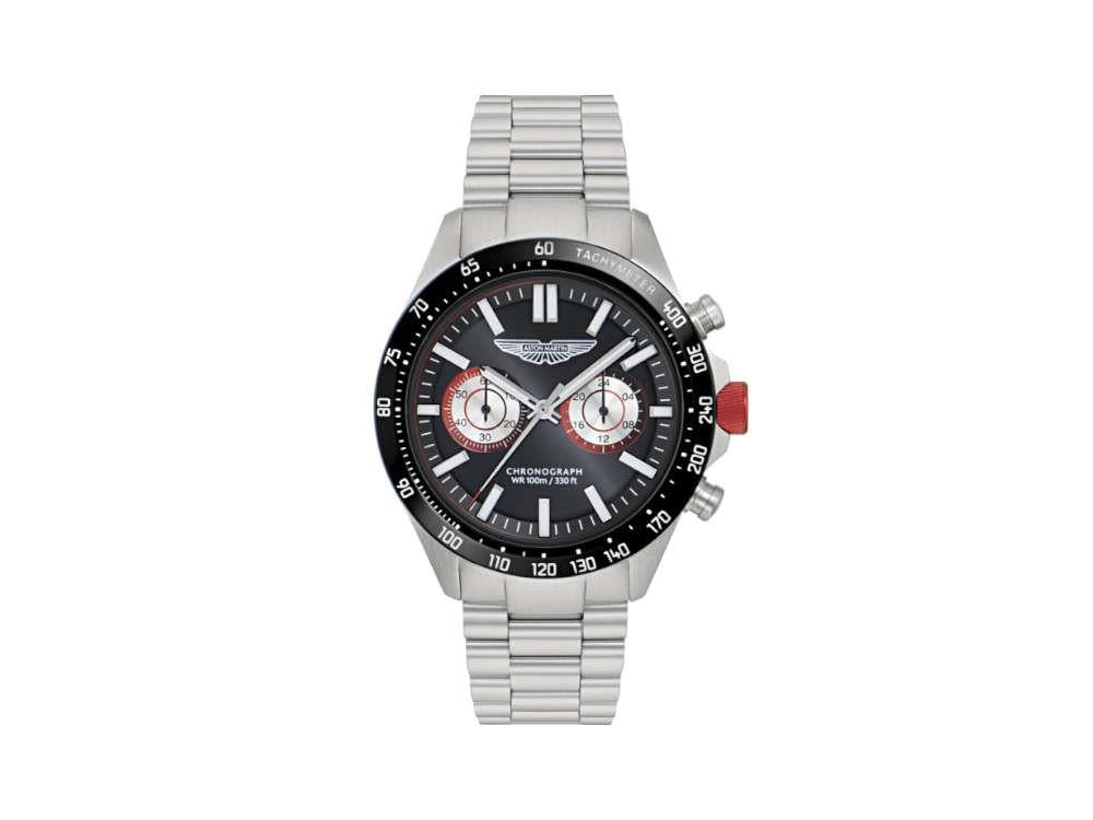 Aston Martin Icon SPT Quartz Watch, Black, 44 mm, Chronograph, MTIS1F501