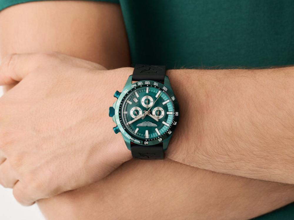 Aston Martin Icon SPT Quartz Watch, Green, 44 mm, Chronograph, MTIS2S605