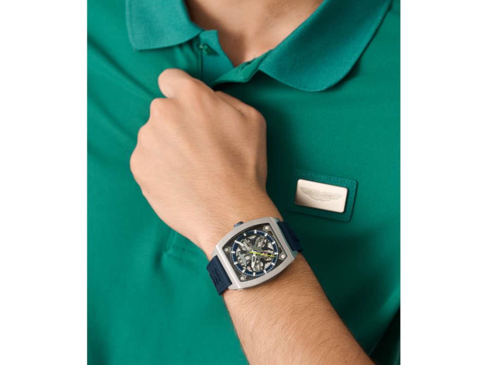 Aston Martin Thrill TRG Automatic Watch, Titanium, Blue, 41 mm, MTRT1F503