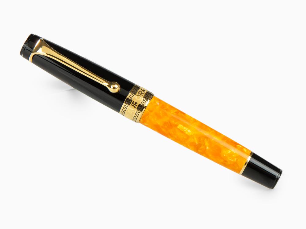 Aurora Optima O' Sole Mio Fountain Pen, Auroloide, Gold, 997-NAO