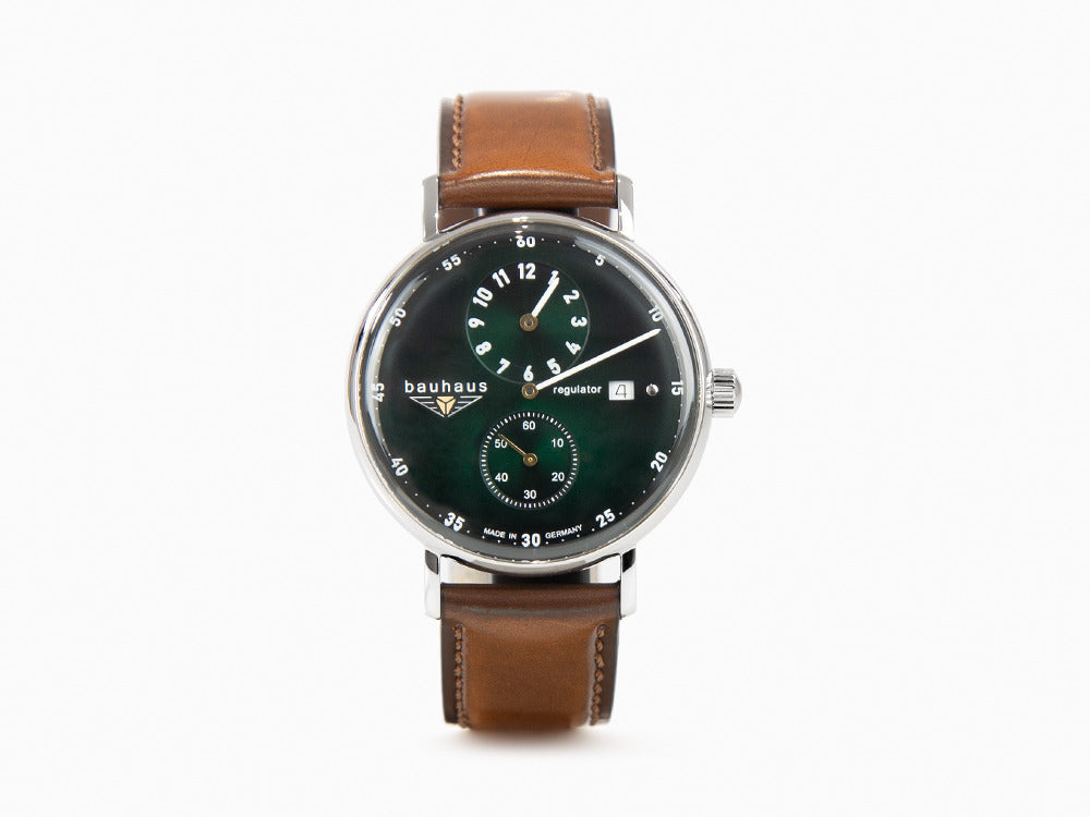 Bauhaus Automatic Watch, Green, 41 mm, Day, 2126-4