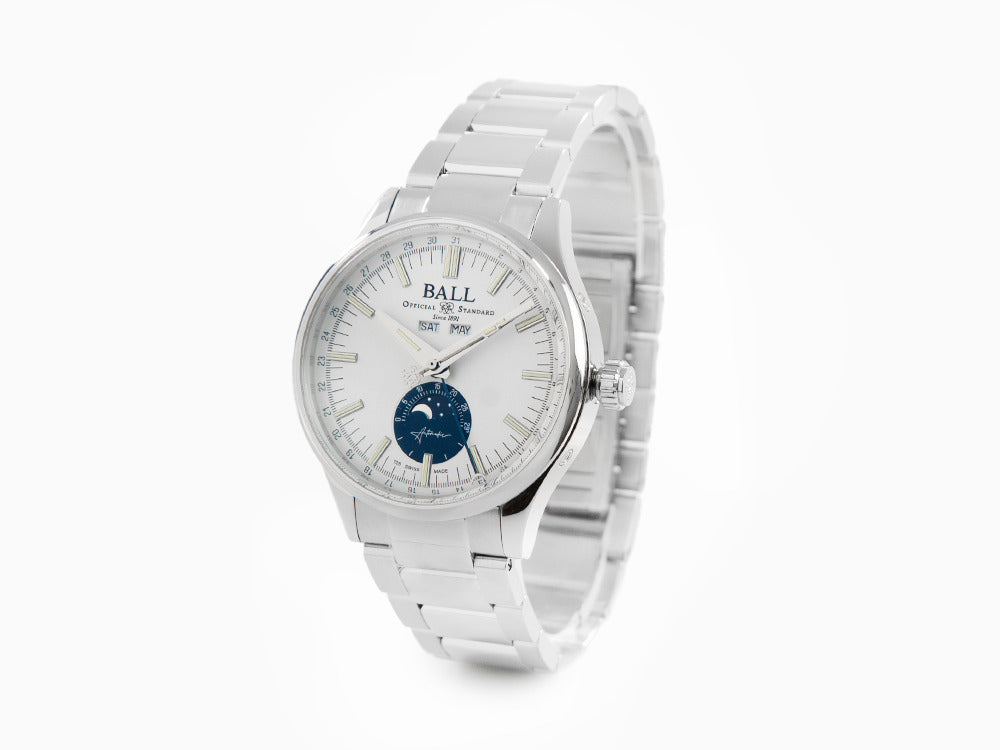Ball Engineer II Moon Calendar Automatic Watch, Limited Edition, NM3016C-S1J-WH