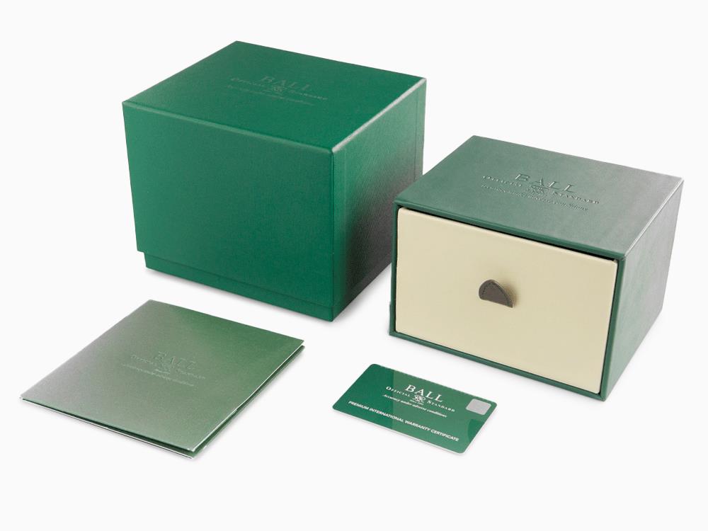 Ball Trainmaster Manufacture 80 hours Automatic Watch, COSC, NM3280D-S1CJ-SL