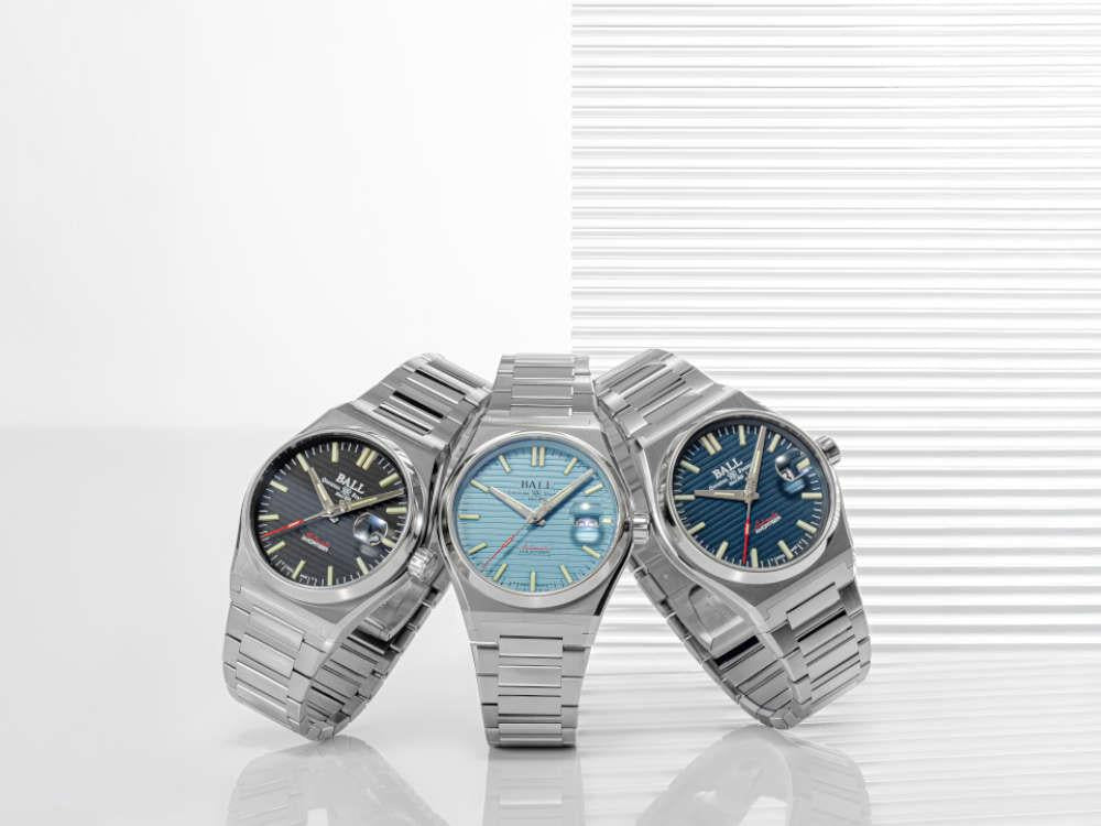 Ball Roadmaster Perseverer Automatic Watch, Black, 40 mm, NM9050C-S1-BK