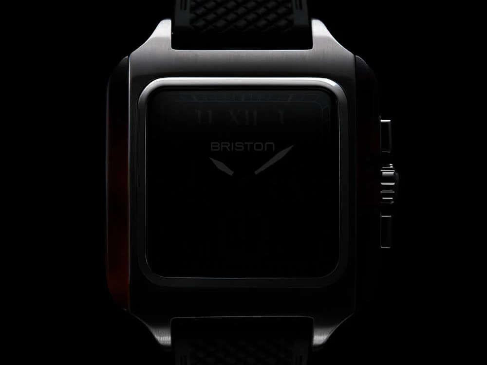 Briston Streamliner Kennedy Chrono Quartz Watch, Black, 38,5mm, 251838.SA.T.1.FB