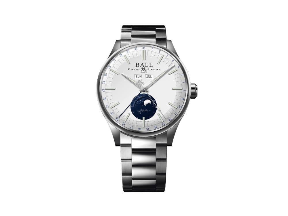 Ball Engineer II Moon Calendar Automatic Watch, Limited Edition, NM3016C-S1J-WH