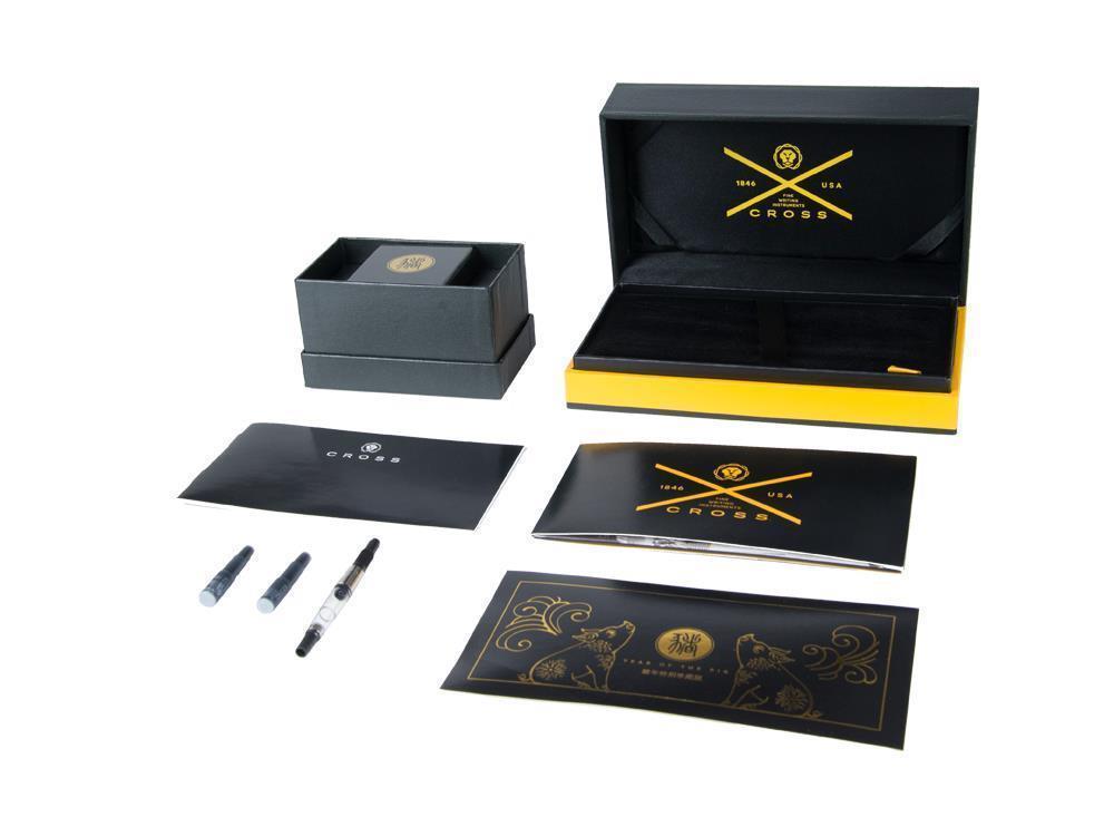 Cross Townsend Year of the Pig 2019 Rollerball pen, Lacquer, 23K Gold, AT0045-55