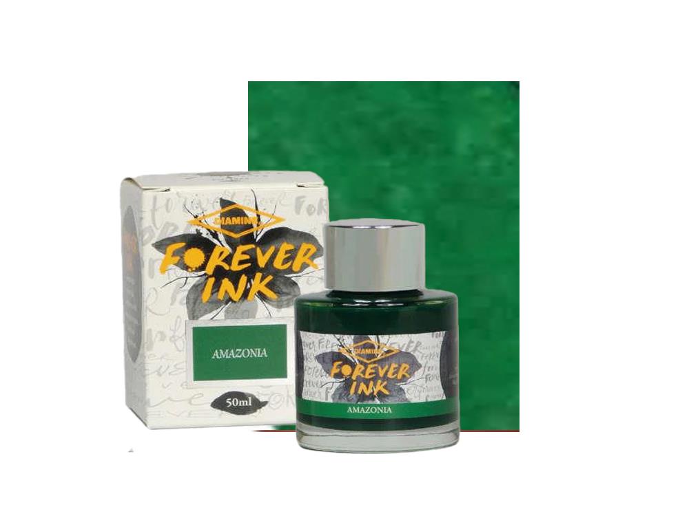 Diamine Forever Ink Collection -Permanent Pigmen Ink Amazonia, Green, 50ml