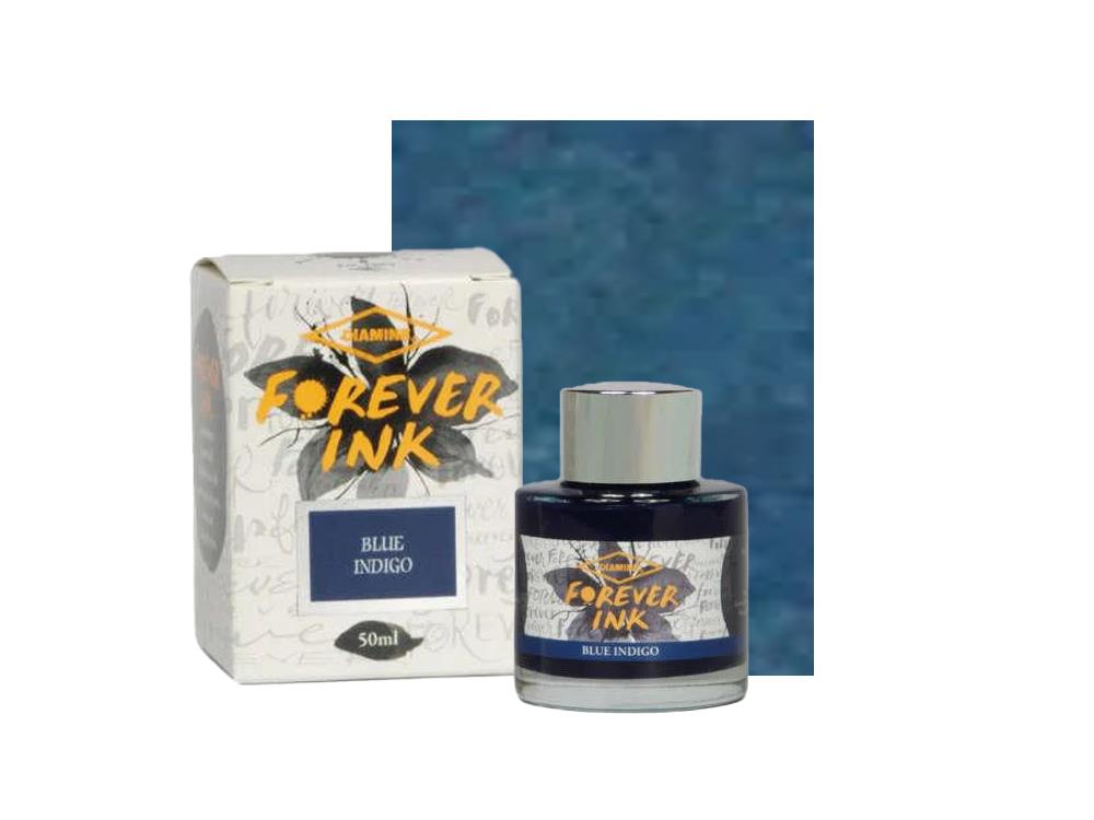 Diamine Forever Ink Collection -Permanent Pigment Blue Indigo Ink Bottle, Blue