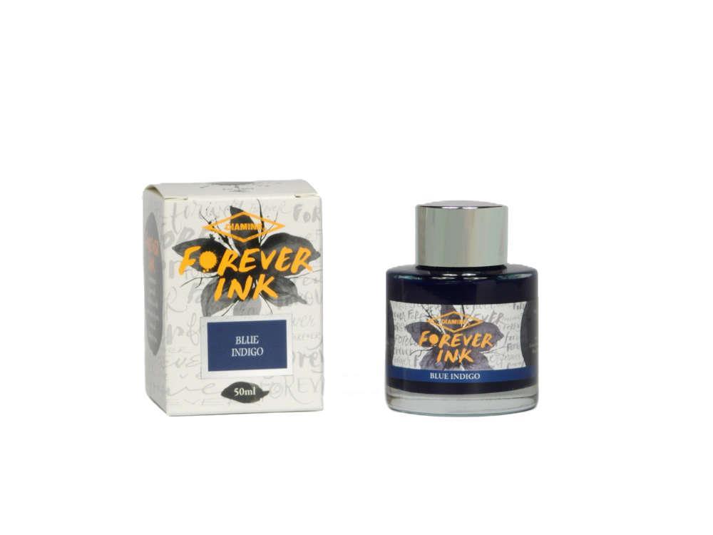 Diamine Forever Ink Collection -Permanent Pigment Blue Indigo Ink Bottle, Blue