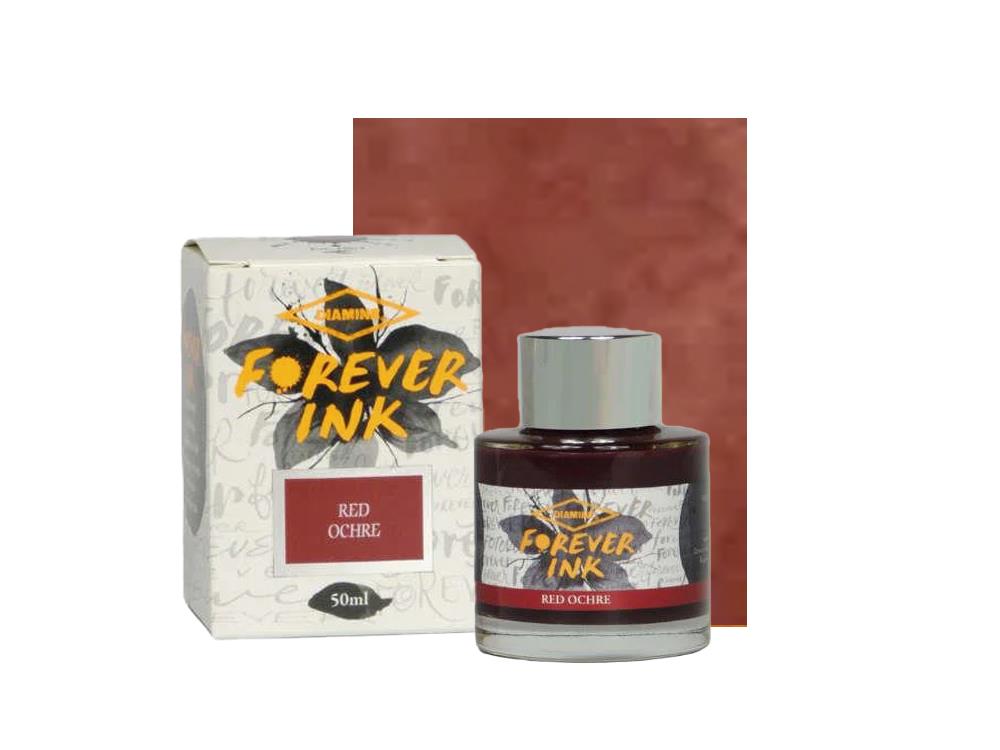 Diamine Forever Ink Collection -Permanent Pigment Ink Bottle Red Ochr