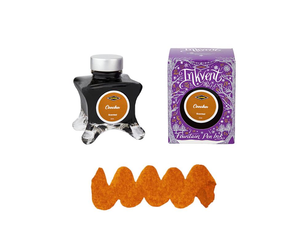 Diamine Cinnabun Ink Vent Purple Ink Bottle, 50ml, Scent, Orange
