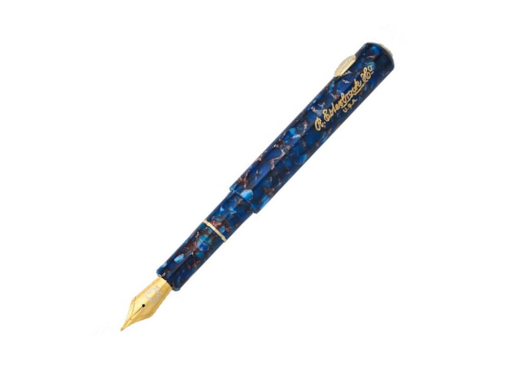 Esterbrook Niblet Noubleau Blu Fountain Pen, Resin, Gold plated, EPP9156