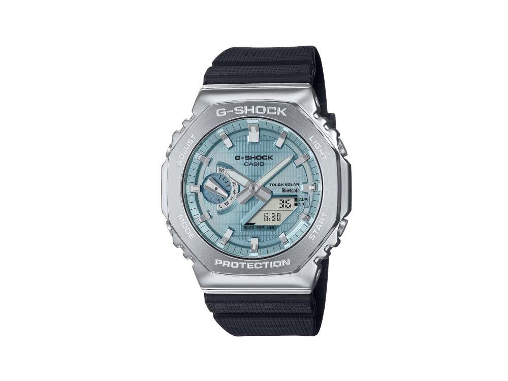 G-SHOCK Casio G-Steel Quartz Watch, Blue, 49.3mm × 44.4mm, GBM-2100A-1A2ER