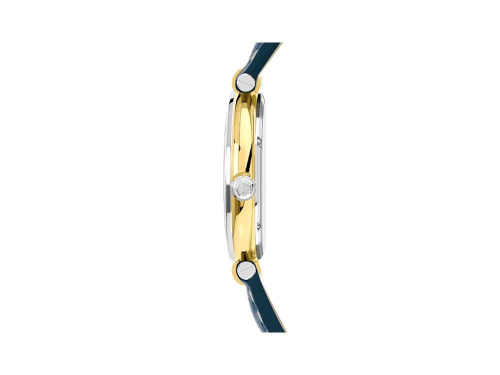 Herbelin Newport Quartz Watch, PVD Gold, Blue, 38,5mm, Chronograph, 12255T35