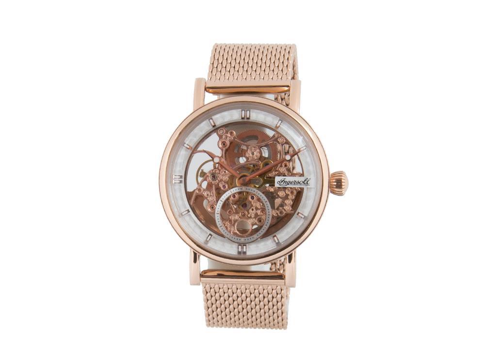 Ingersoll Herald Skeleton Automatic Watch, 40 mm, Rose gold, I00406