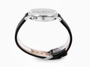 Bauhaus Quartz Watch, Silver, 41 mm, Day, 2112-1