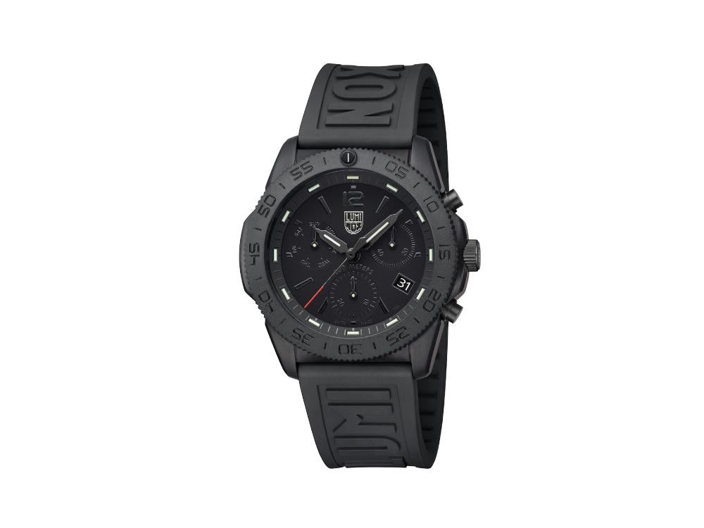 Luminox Sea Pacific Diver Quartz Watch, Black, 44 mm, Day, 20 atm, XS.3141.BO
