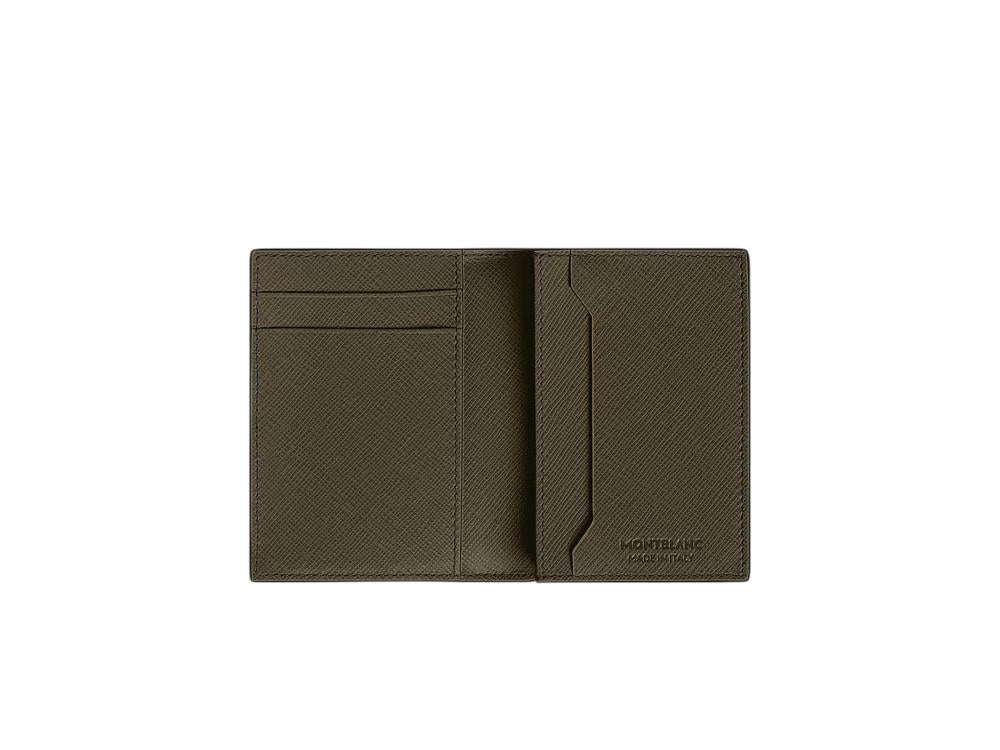 Montblanc Sartorial Credit card holder Khaki, 4 Cards, 221346