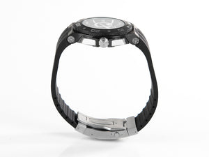 Momo Design Tempest Quartz Watch, PVD coated, Chronograph, 46 mm, MD1004BK-02BKW