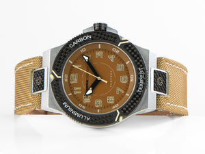 Momo Design Tempest Young Quartz Watch, Sandblasted Aluminium, MD2114AL-23