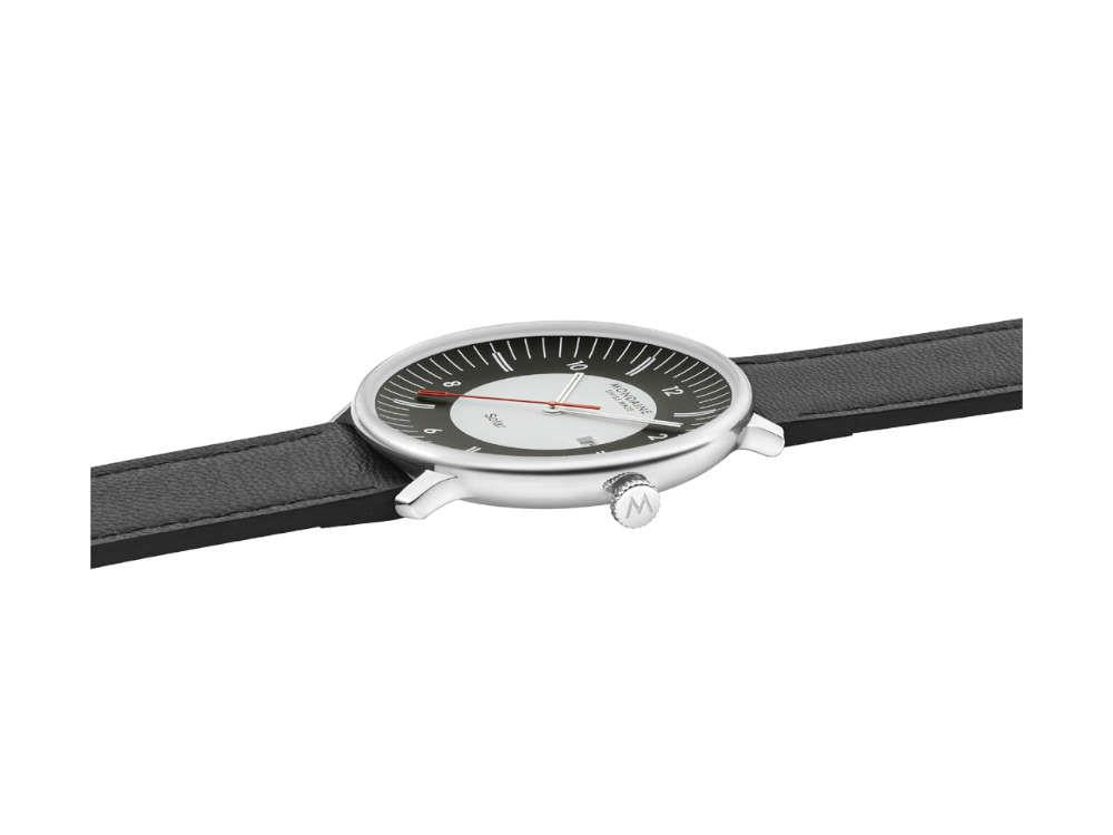 Mondaine Doppio Quartz Solar Watch, White, 41 mm, MLE.41920.LBV