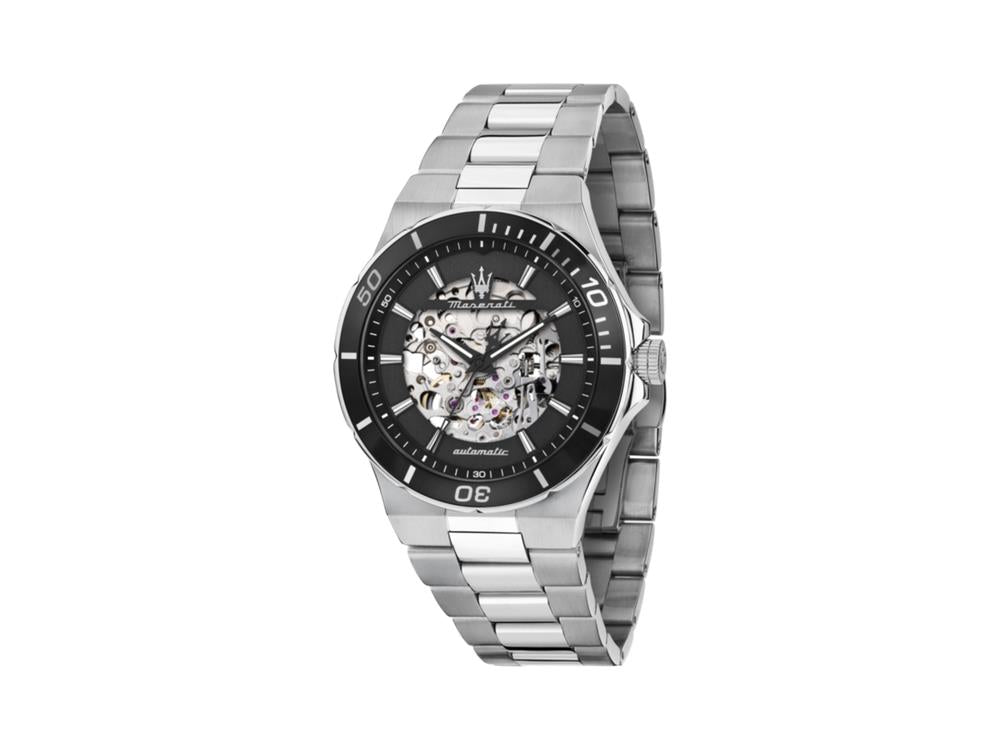 Maserati Sfida Automatic Watch, Black, 41 mm, Mineral crystal, R8823140020