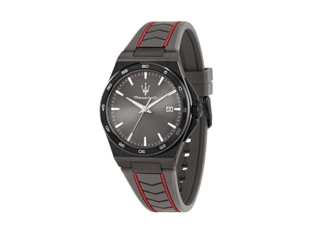 Maserati Velocitá Slim Quartz Watch, PVD Gun Metal, Grey, 40 mm, R8851153004