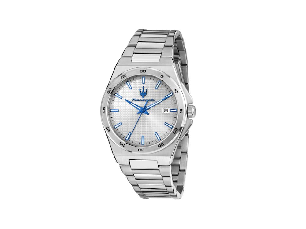 Maserati Velocitá Slim Quartz Watch, Silver, 40 mm, R8853153006