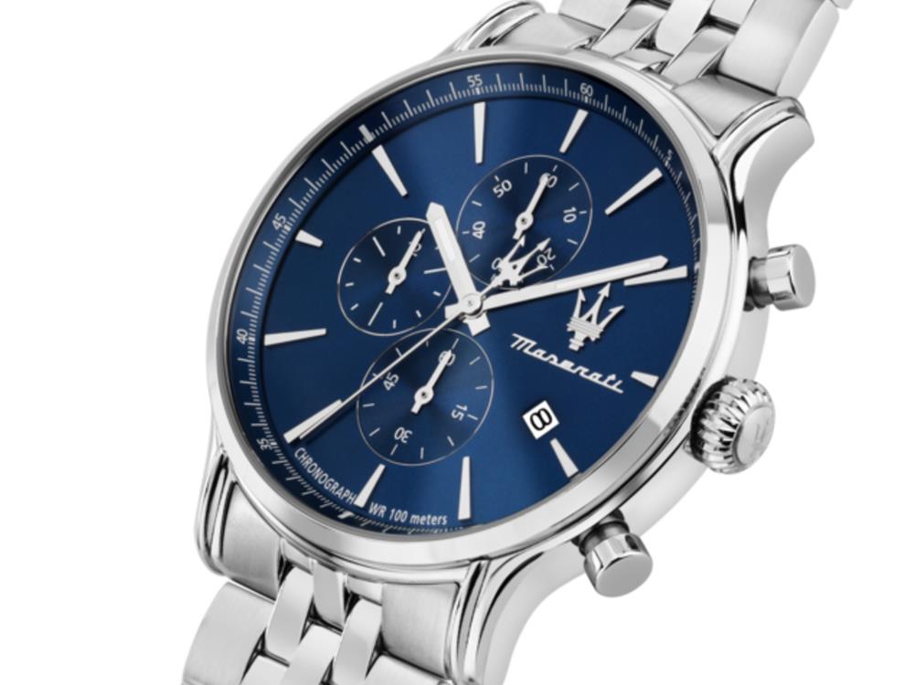 Maserati Epoca Slim Quartz Watch, Blue, 40 mm, Mineral crystal, R8873618039