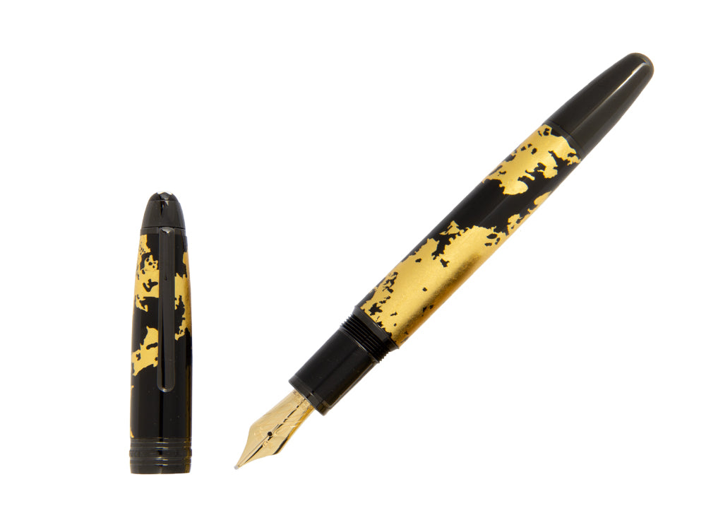 Montblanc Meisterstück Solitaire Calligraphy Fountain Pen, Gold, 119700