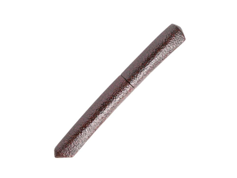 Nakaya Dorsal Fin Ver.2 Kuro-Tame Ishime Fountain Pen, Brown