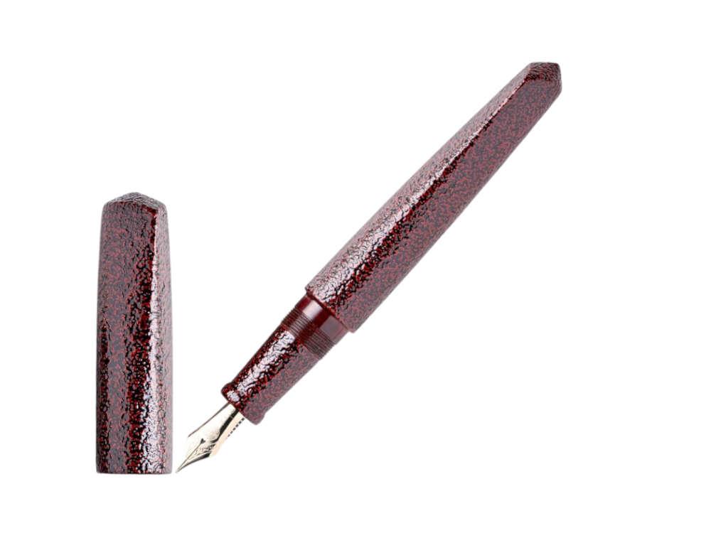 Nakaya Dorsal Fin Ver.2 Aka-Tame Ishime Fountain Pen