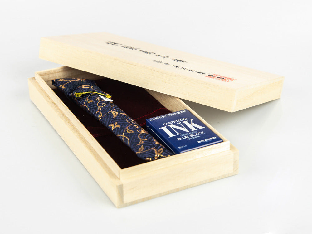 Nakaya Makie Fountain Pen, Aka-Tamenuri, Portable, Ebonite