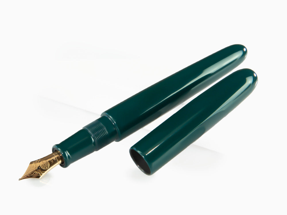 Nakaya Cigar Midori Fountain Pen Ebonite, Urushi lacquer