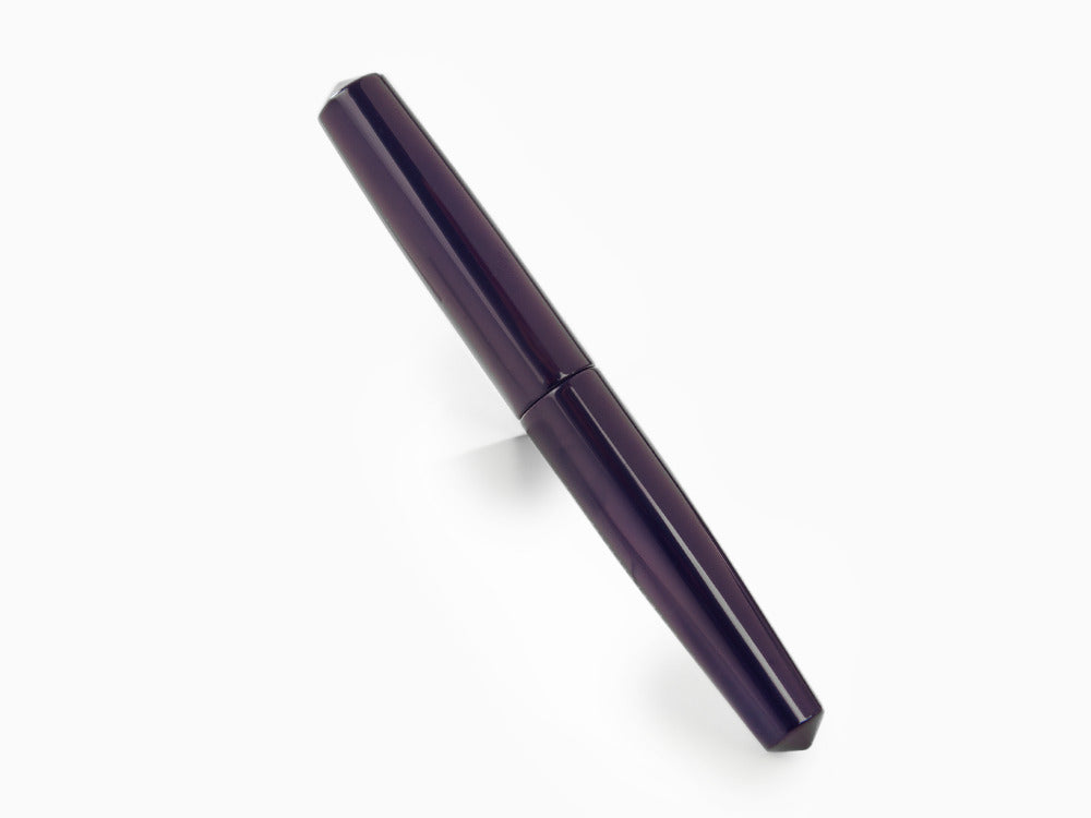 Nakaya Cigar Fountain Pen 160mm., Shobu, Ebonite, Rodhium
