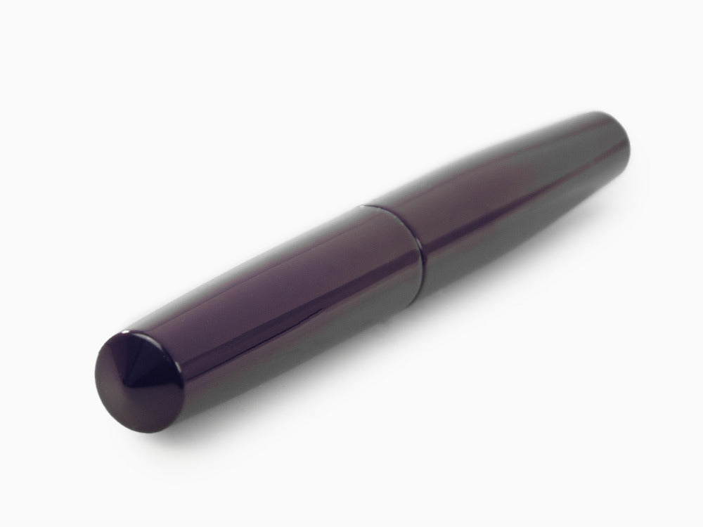 Nakaya Cigar Fountain Pen 160mm., Shobu, Ebonite, Rodhium