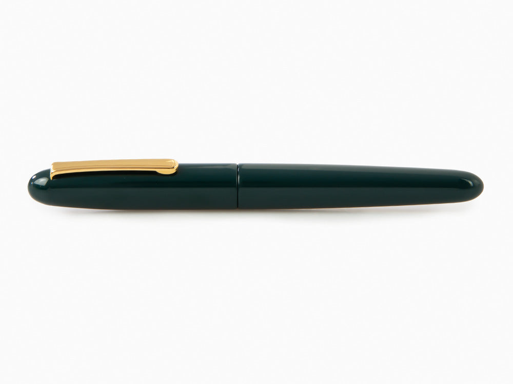 Nakaya Writer Midori Portable Fountain Pen, Ebonite and Urushi lacquer