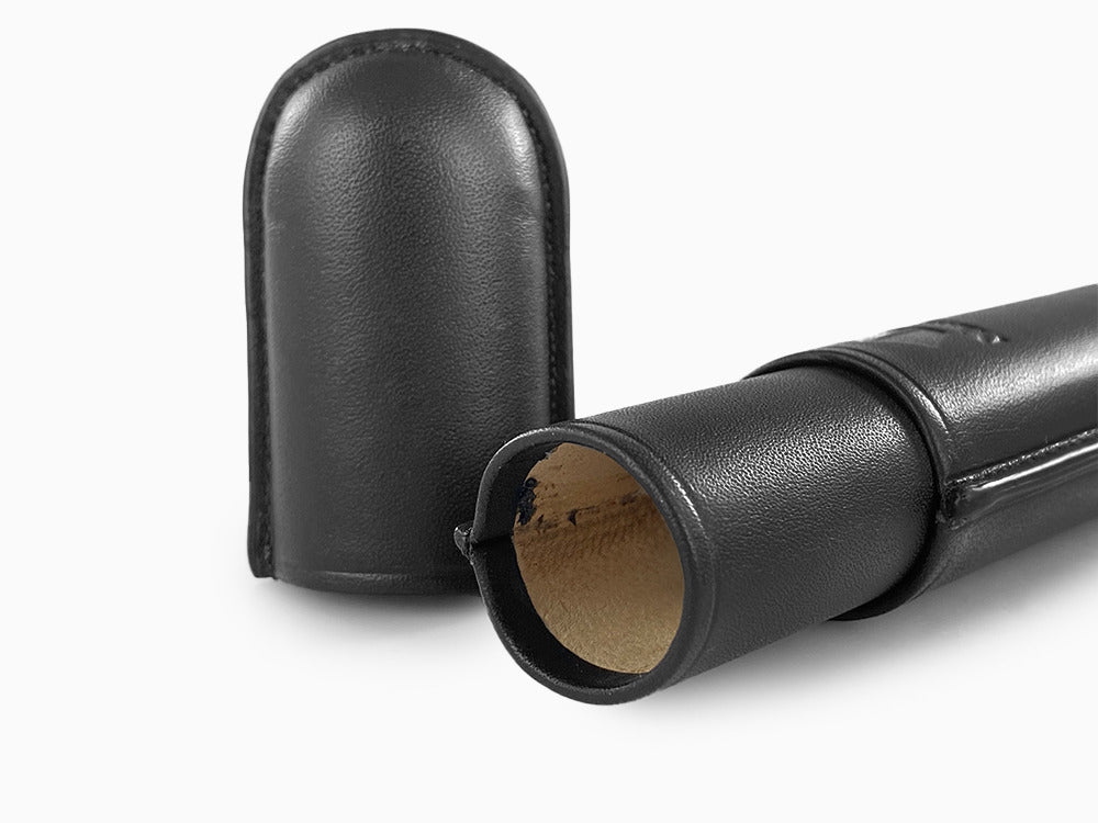 Namiki Emperor Pen Case, Leather, Black, 1 Writing Instrument