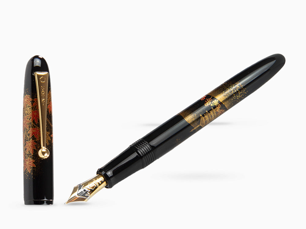 Namiki Yukari Autumn Leaves Fountain Pen, Urushi lacquer, FN-20M-KO