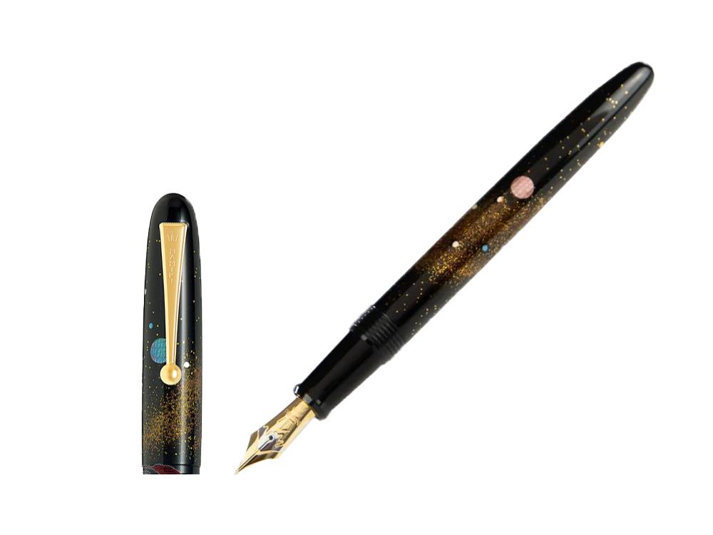 Namiki Yukari Milky Way Fountain Pen, Urushi lacquer, Gold, FN-20M-RAM