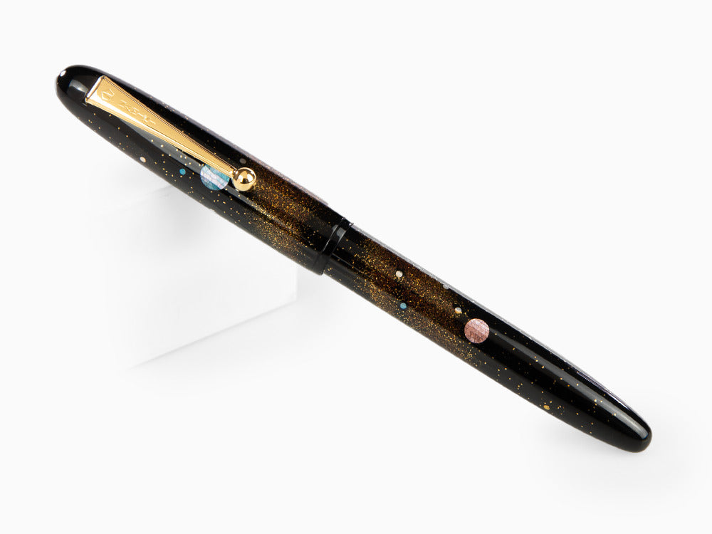 Namiki Yukari Milky Way Fountain Pen, Urushi lacquer, Gold, FN-20M-RAM