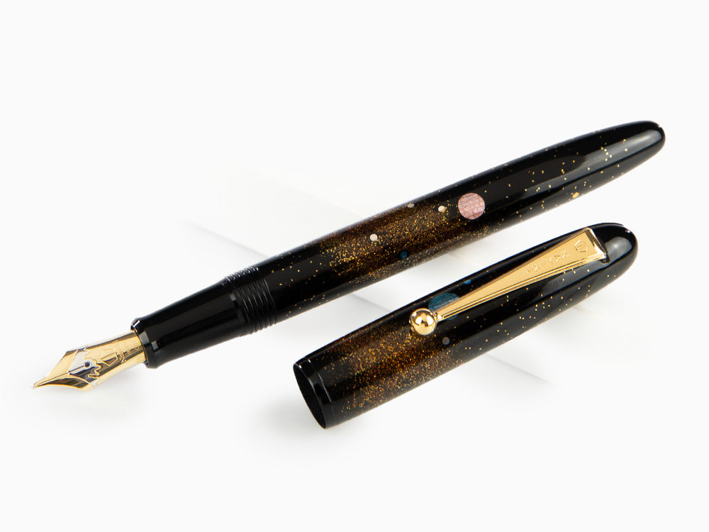 Namiki Yukari Milky Way Fountain Pen, Urushi lacquer, Gold, FN-20M-RAM