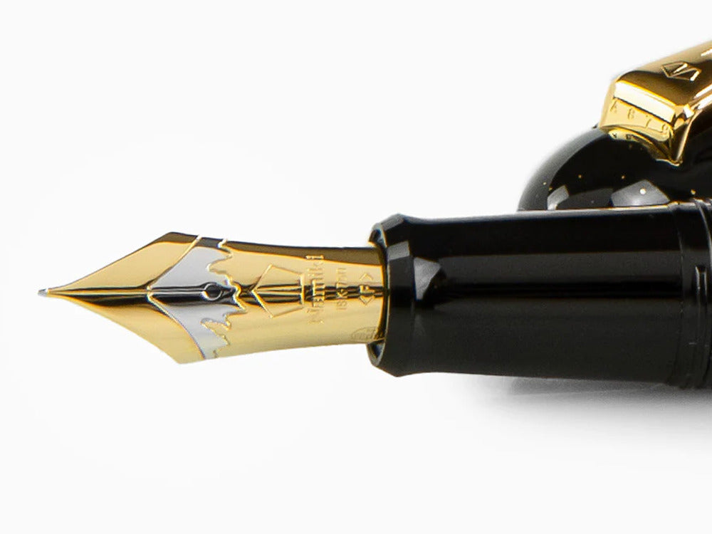 Namiki Yukari Milky Way Fountain Pen, Urushi lacquer, Gold, FN-20M-RAM