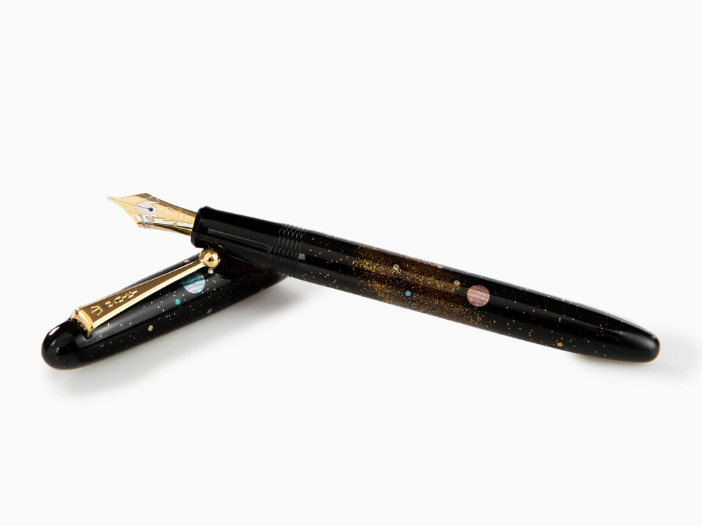 Namiki Yukari Milky Way Fountain Pen, Urushi lacquer, Gold, FN-20M-RAM
