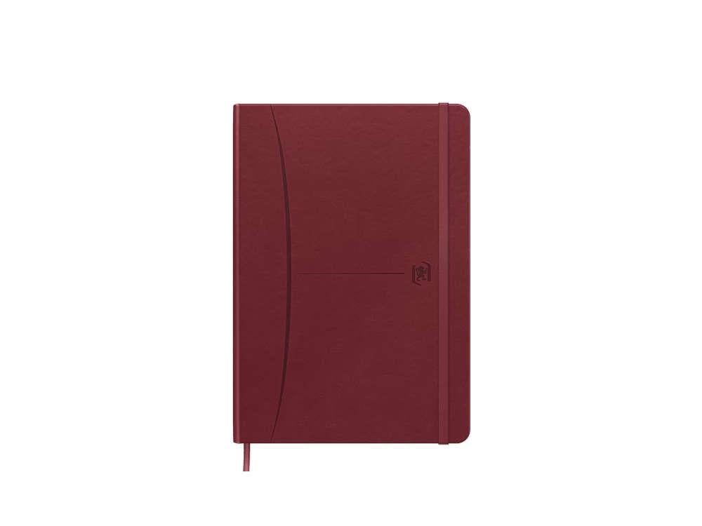 Oxford Signature Notebook A5 Burgundy, 400163610-BURDEOS