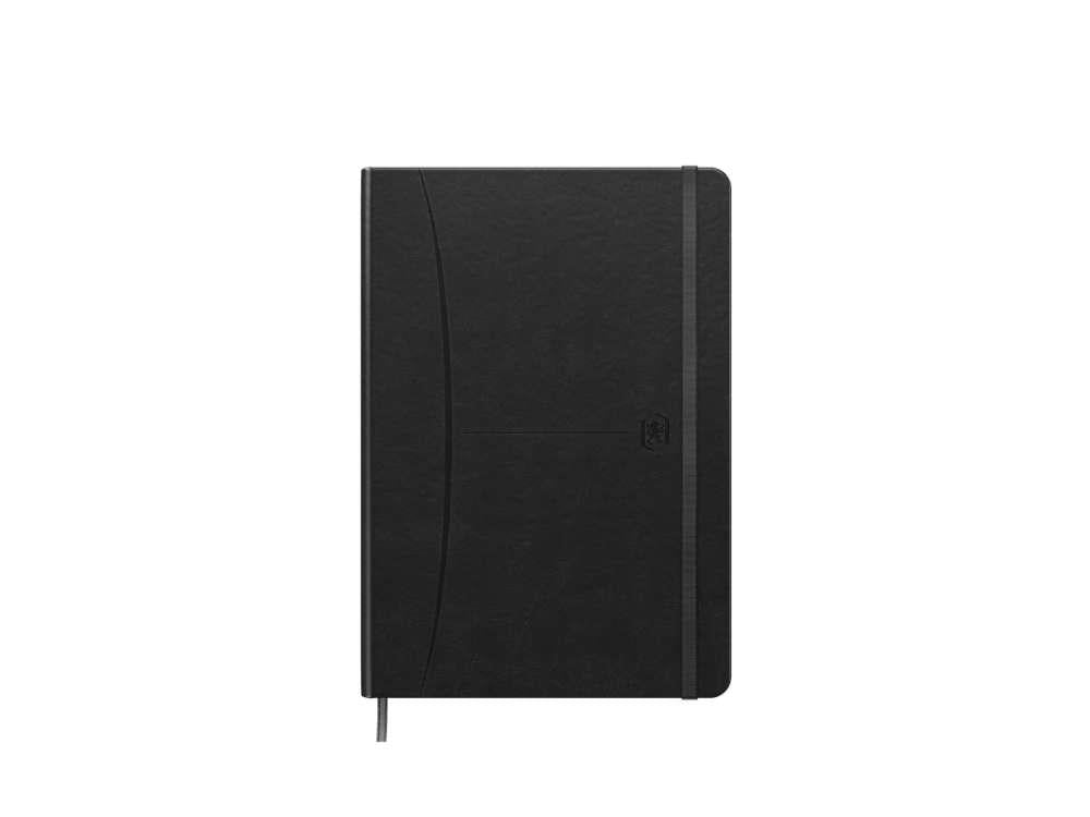 Oxford Signature Plain Notebook A5 Black, 400163614-NEGRO