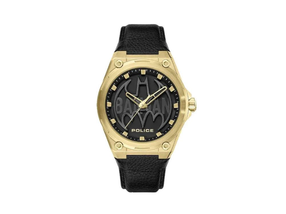 Police Batwing Quartz Watch, PVD Gold, 45 mm, Special edition, PEWGA0090006-SET