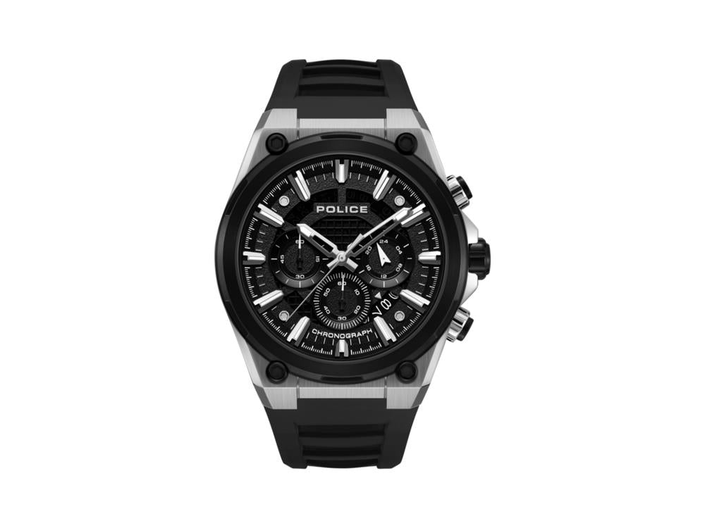 Police Uros Quartz Watch, 45 mm, Black, PEWGO0000601