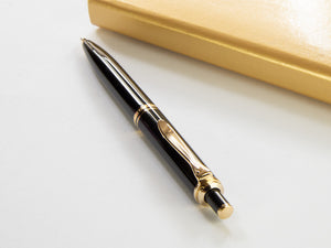 Pelikan K400 Ballpoint pen, Black Resin, Gold trim, 987784
